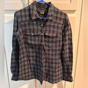 Zadig & Voltaire Plaid Button Down Shirt